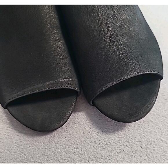 EILEEN FISHER Fig Nubuck Leather D’Orsay Pumps Heels Size 8 Women’s Designer - Picture 3 of 8